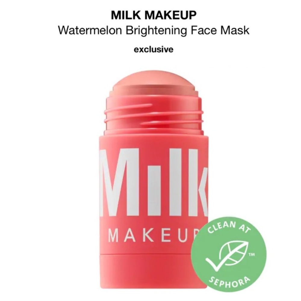 (BNA)‎ NEW MILK MAKEUP Watermelon Brightening Face Mask, New in Box